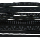лента черноты ширины 1.5км эластичная/ломкие круглые резинкы для нижнего белья бюстгальтера